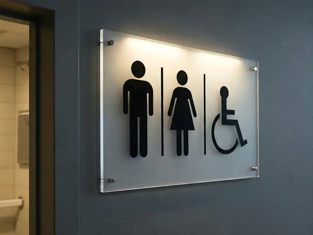 custom frosted acrylic signs