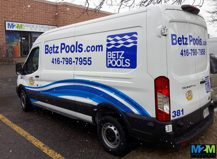 Toronto Vehicle Wraps & Graphics BETZ Transit Van 150x150