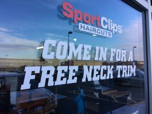 custom vinyl door lettering