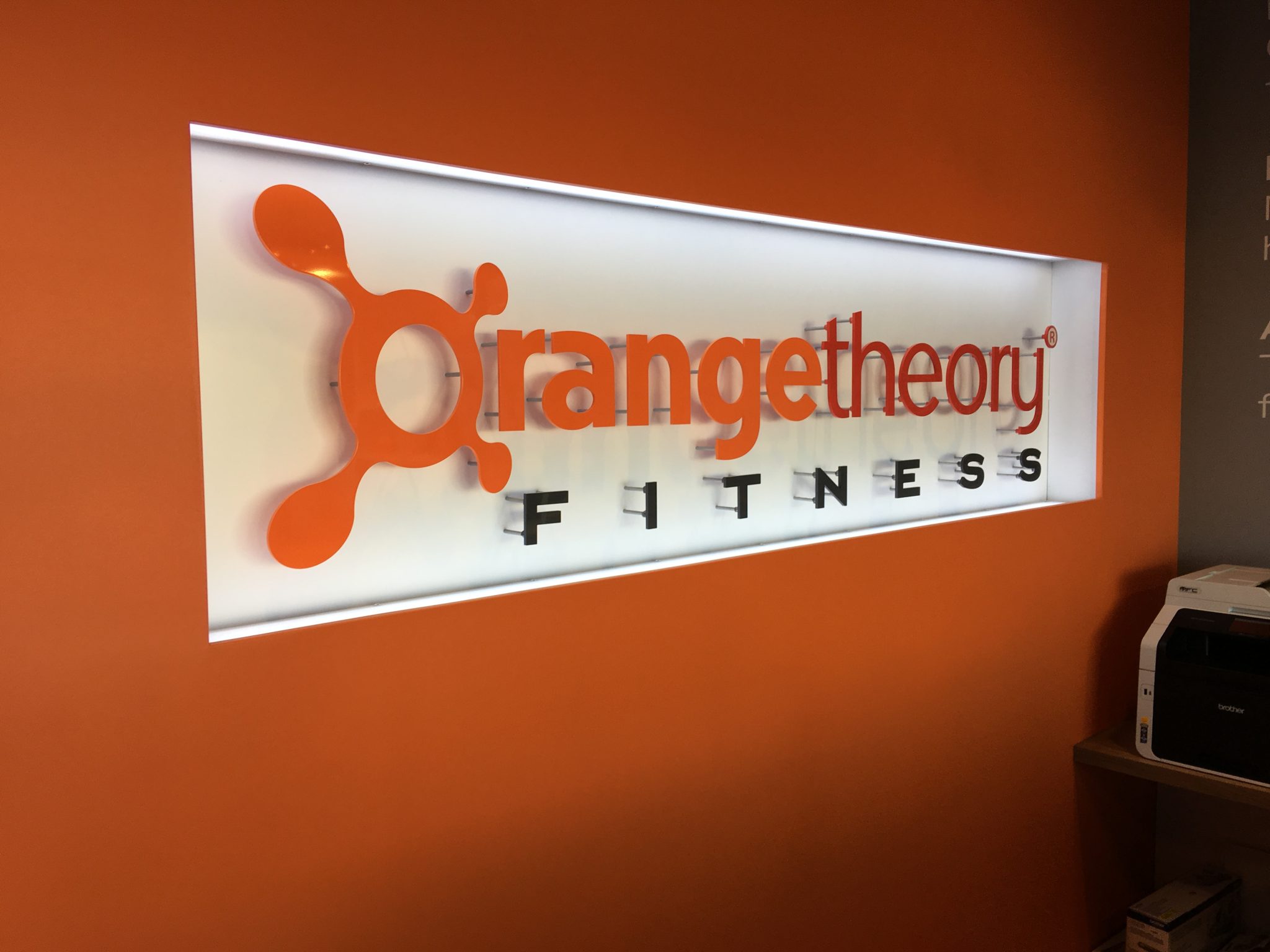 custom indoor dimensional letter lobby sign